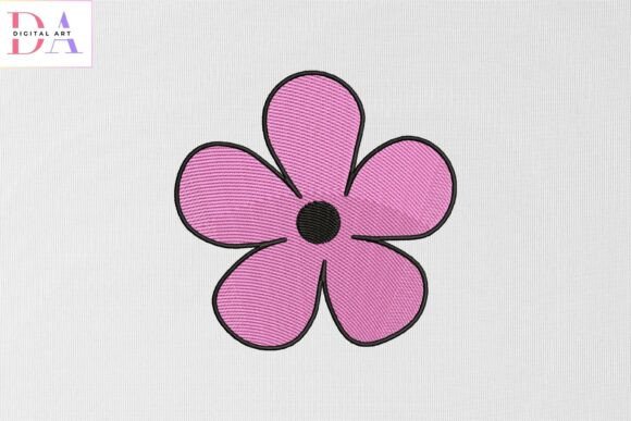 A Business Review of the Cute Pink Flower Embroidery Design
