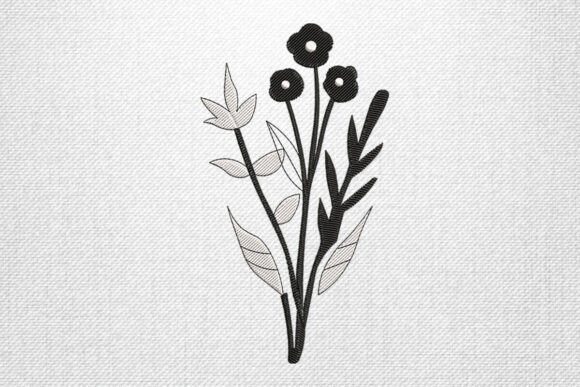 A Review of the Minimalist Floral Embroidery Design