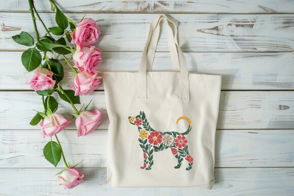 An Embroidery Designer Reviews the Dog Folk Art Design