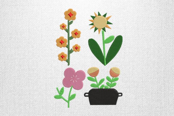 Bright Floral Pot: A Vibrant Addition to Your Craft Fair