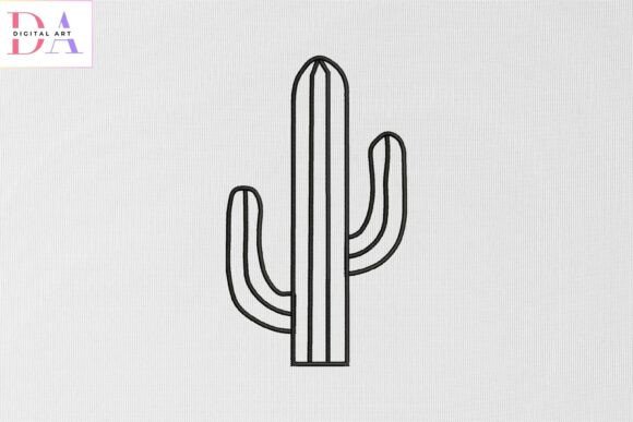 Cactus Outline Embroidery: A Designer's Review for Seasonal Products