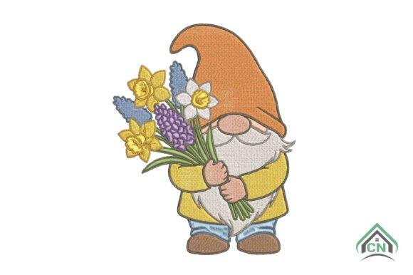 Cute Gnome with Flowers Embroidery: A Seasonal Review
