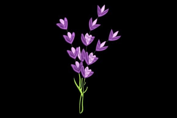 Elegant Lavender Flower for Boutique Apparel
