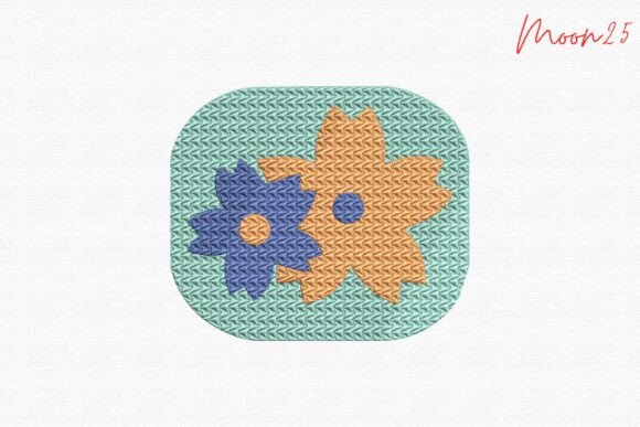 Elegant Textured Floral for Business Embroidery