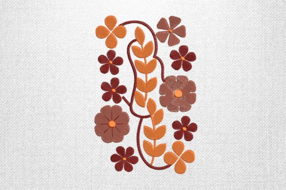 Embracing Autumn's Cozy Charm with a Floral Vine Design