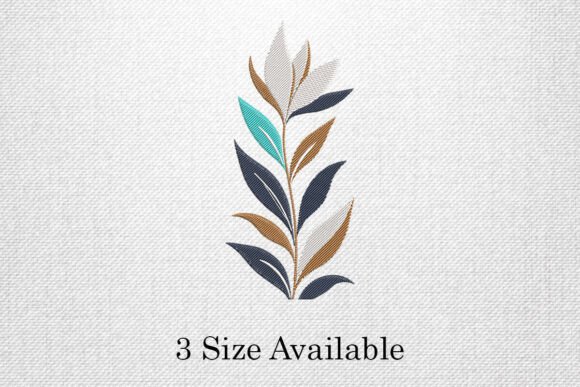 Embroidery Designer Review: Modern Leaf Branch for Holiday Projects