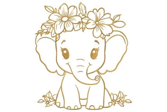 Kawaii Elephant Embroidery Design Review