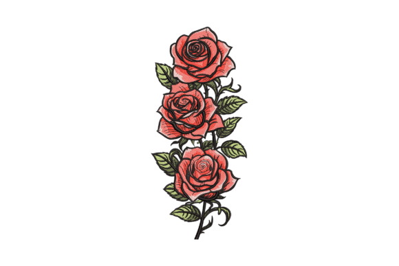 Mini Roses: A Charming Addition for Holiday Embroidery