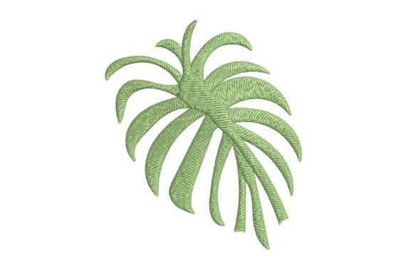 Palm Flow Embroidery: A Breezy, Elegant Gift Designer's Choice