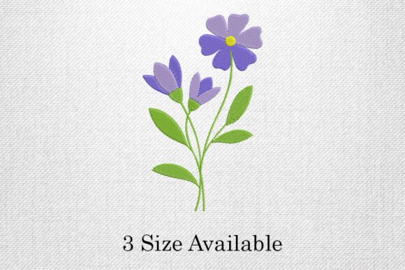 Purple Wildflower Bloom Embroidery Design Review