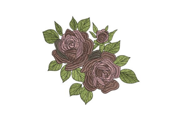 Review: Dusty Pink Garden Roses Embroidery