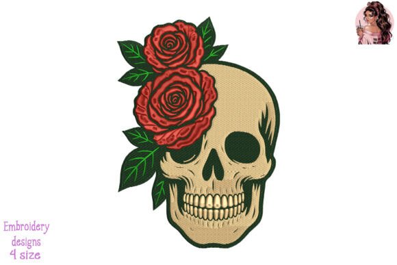 Skull and Roses Embroidery: A Bold Design Review