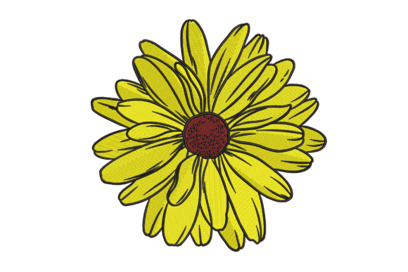 Yellow Daisy Embroidery Design: A Detailed Review